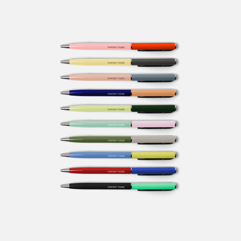 Set of 10 Ballpoint Pens