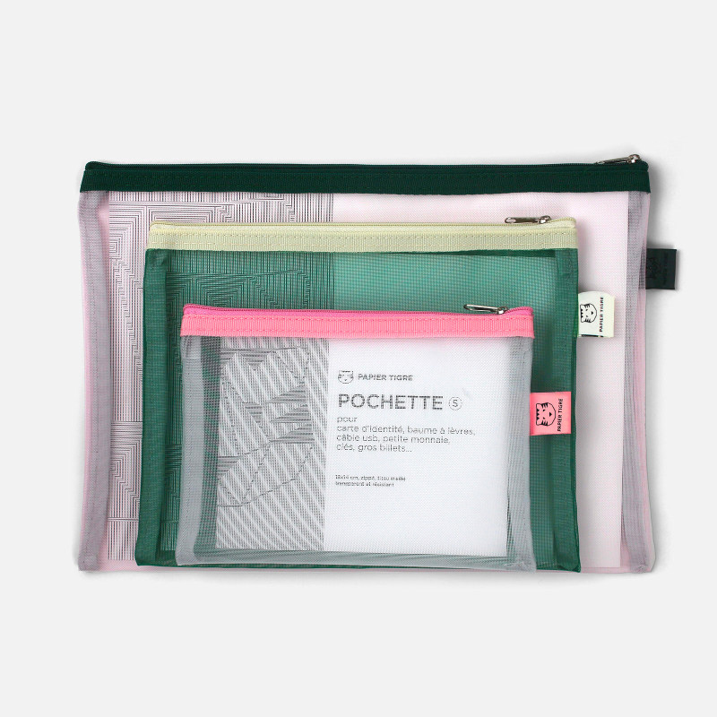 Set de Pochettes Mesh - Vert