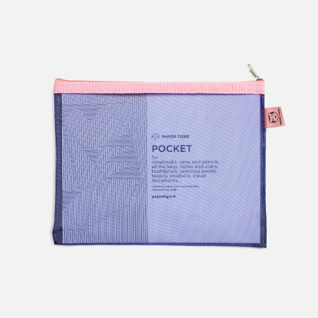 Pochette Mesh - Indigo