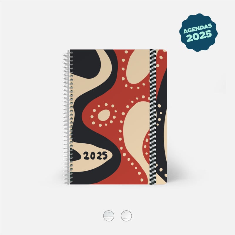 2025 A5 Diary - Lava