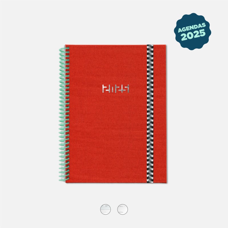 2025 A5 Diary - Corail Canvas