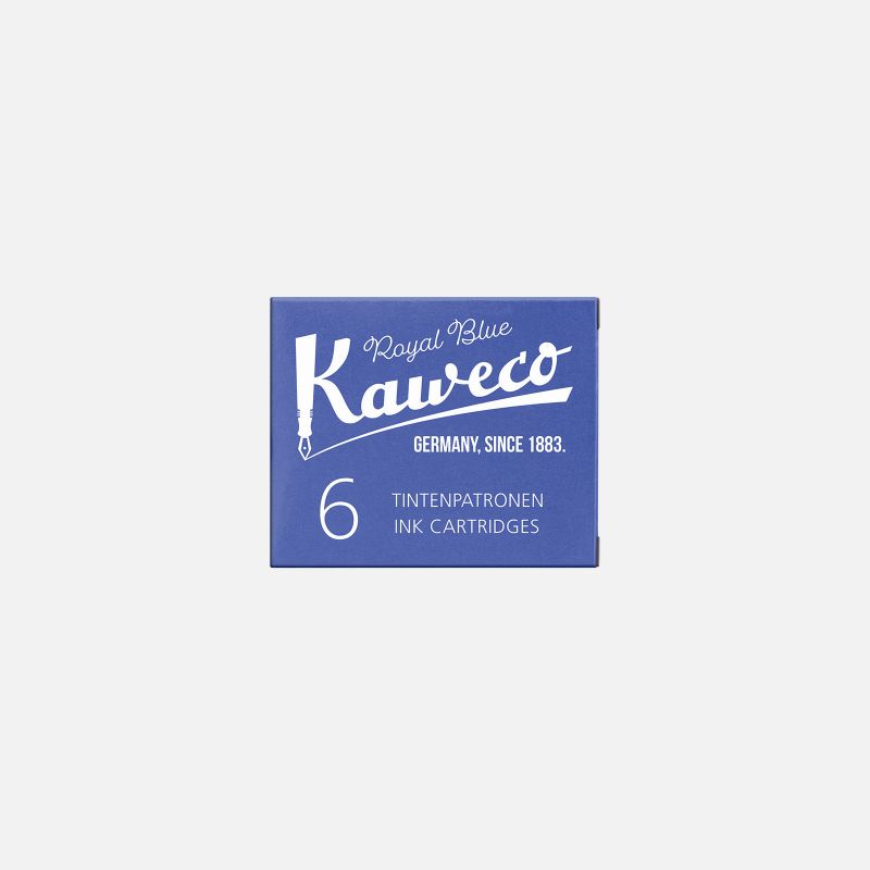 Boite 6 cartouches Royal Blue Kaweco