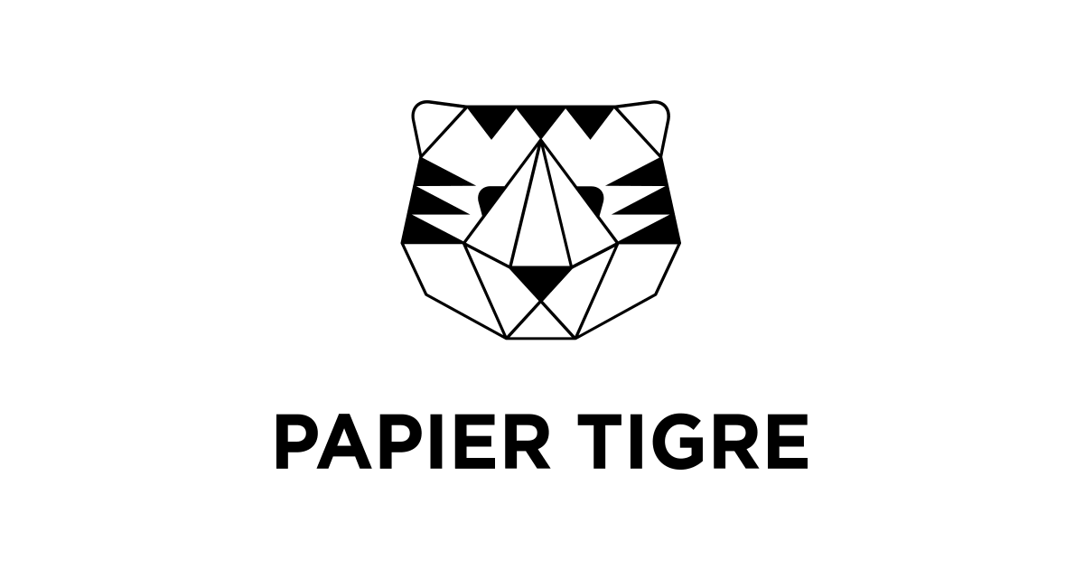 Critérium Papier Tigre jaune/bleu - Ze Desk